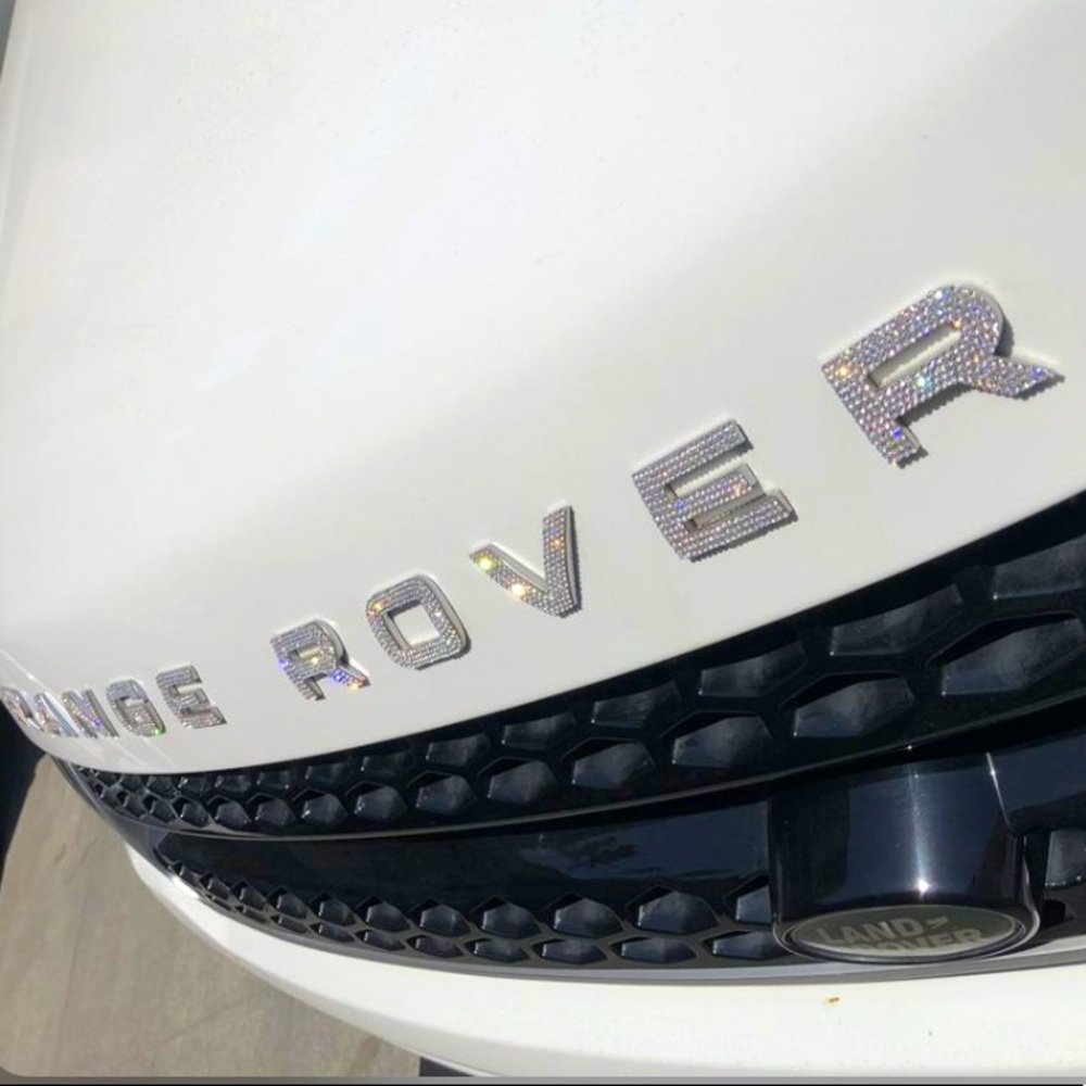 💎✨Custom Swarovski Crystal Range Rover Emblem✨💎